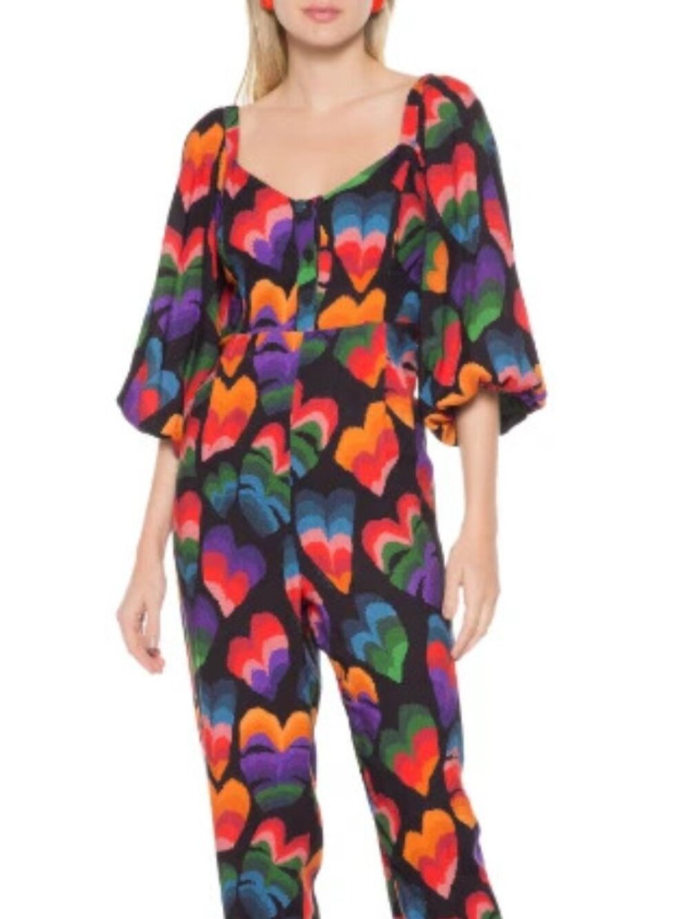 NWT FARM RIO JUMPSUIT SIZE LARGE ( G IN TAG)  PK2890 DI61